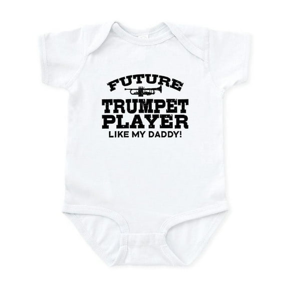 CafePress - Future Trumpet Player Like My Daddy Infant Bodysui - Baby Light Bodysuit, Size Newborn - 24 Months