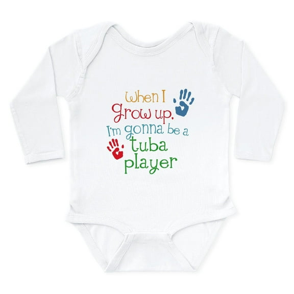 CafePress - Future Tuba Player Long Sleeve Infant Bodysuit - Long Sleeve Cotton Baby Bodysuit