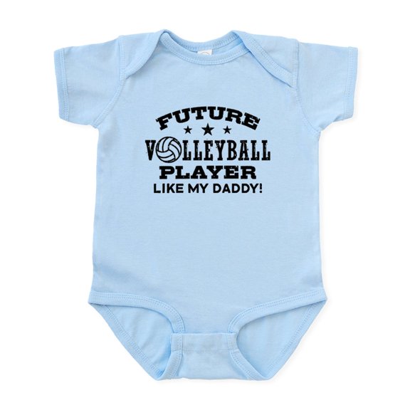 CafePress - Future Volleyball Player Like My Daddy Infant Body - Baby Light Bodysuit, Size Newborn - 24 Months