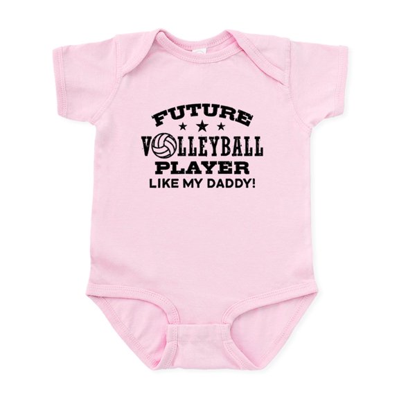 CafePress - Future Volleyball Player Like My Daddy Infant Body - Baby Light Bodysuit, Size Newborn - 24 Months