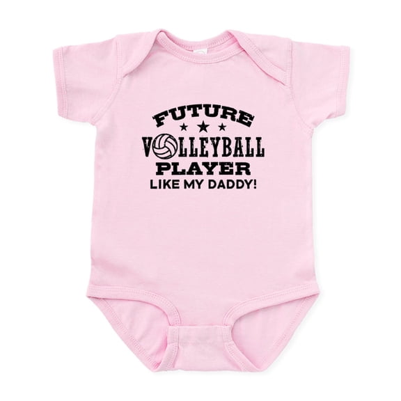 CafePress - Future Volleyball Player Like My Daddy Infant Body - Baby Light Bodysuit, Size Newborn - 24 Months