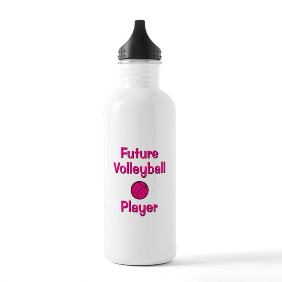 CafePress - Future Volleyball Player Stainless Water Bottle 1. - Stainless Steel Water Bottle, Sports Bottle, 1.0L