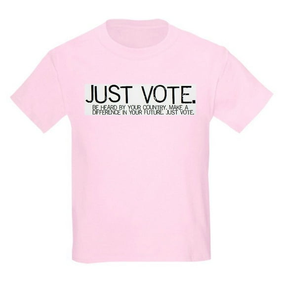 CafePress - Future Voter's Light Tee (2 Colors, Child) - Light T-Shirt Kids XS-XL
