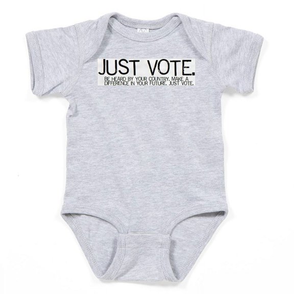 CafePress - Future Voters' Onesie (3 Colors) Body Suit - Cute Infant Bodysuit Baby Romper - Size Newborn - 24 Months