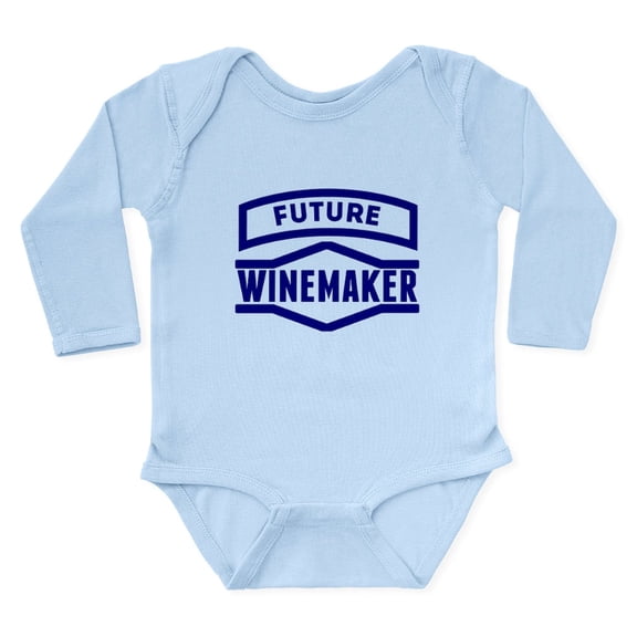 CafePress - Future Winemaker Body Suit - Long Sleeve Cotton Baby Bodysuit