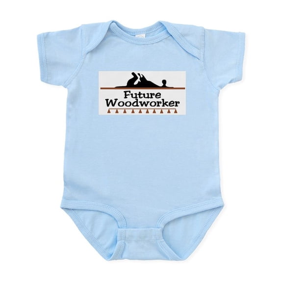 CafePress - Future Woodworker Infant Bodysuit - Baby Light Bodysuit, Size Newborn - 24 Months