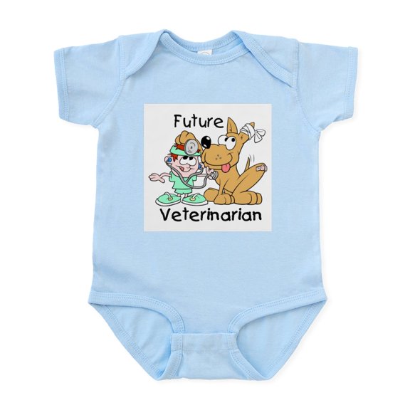 CafePress - Futurevet01 Body Suit - Baby Light Bodysuit, Size Newborn - 24 Months