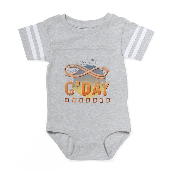 CafePress - G’DAY - Cute Infant Baby Football Bodysuit