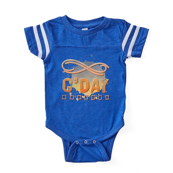 CafePress - G’DAY - Cute Infant Baby Football Bodysuit