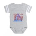 thumbnail image 1 of CafePress - G’Day - Cute Infant Baby Football Bodysuit, 1 of 3