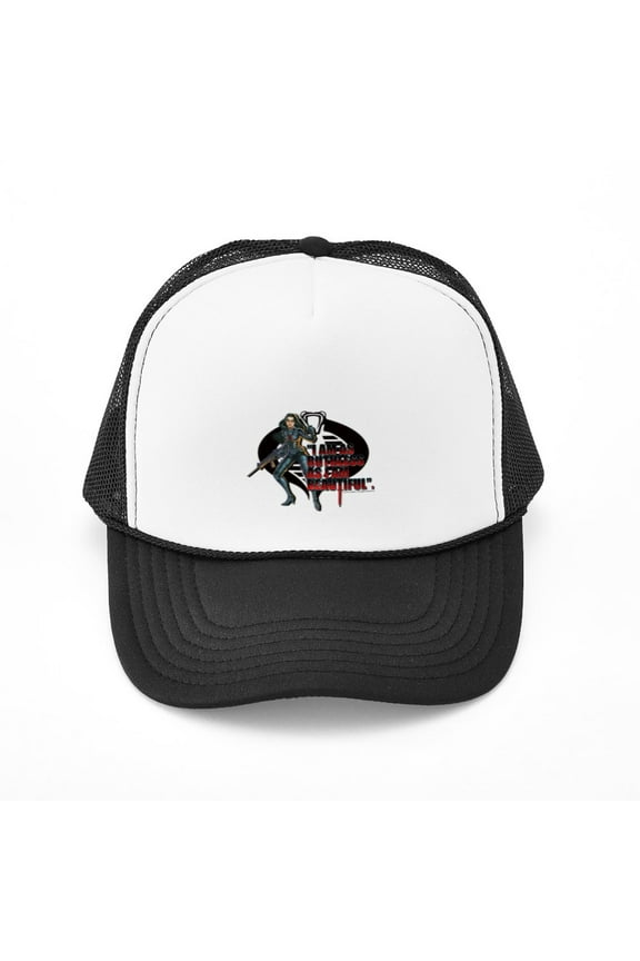 - G.I. Joe Baroness - Adjustable Unisex Printed Trucker Hat with Mesh Back