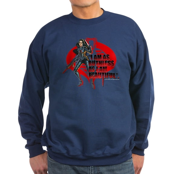 CafePress - G.I. Joe Baroness Sweatshirt (Dark) - Classic Crew Neck Sweatshirt