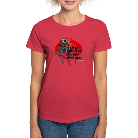 CafePress - G.I. Joe Baroness Women's Dark T Shirt - Women's Traditional Fit Dark T-Shirt