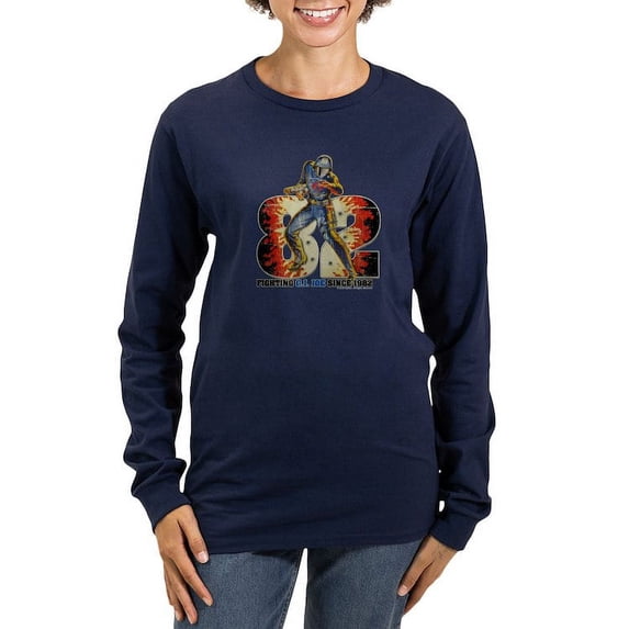CafePress - G.I. Joe Cobra Co Women's Long Sleeve Dark T Shirt - Women's Long Sleeve Graphic Tee Casual Fit