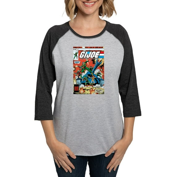CafePress - G.I. Joe First Issue Women's Baseball T Shirt - Womens Baseball Tee