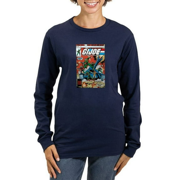 CafePress - G.I. Joe First Issue Women's Long Sleeve T Shirt - Women's Long Sleeve Graphic Tee Casual Fit