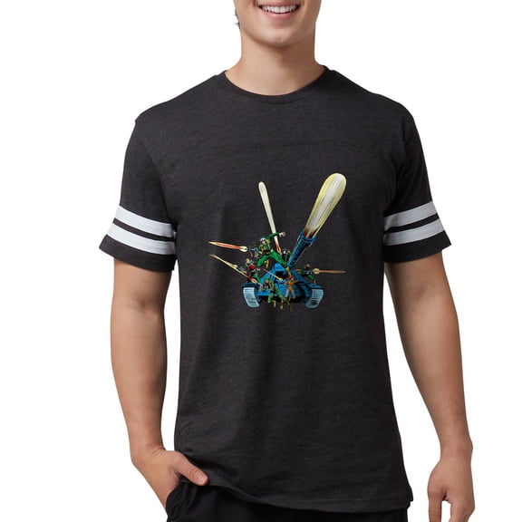 CafePress - G.I. Joe Group On Tank Men's Football T Shirt - Mens Football Shirt