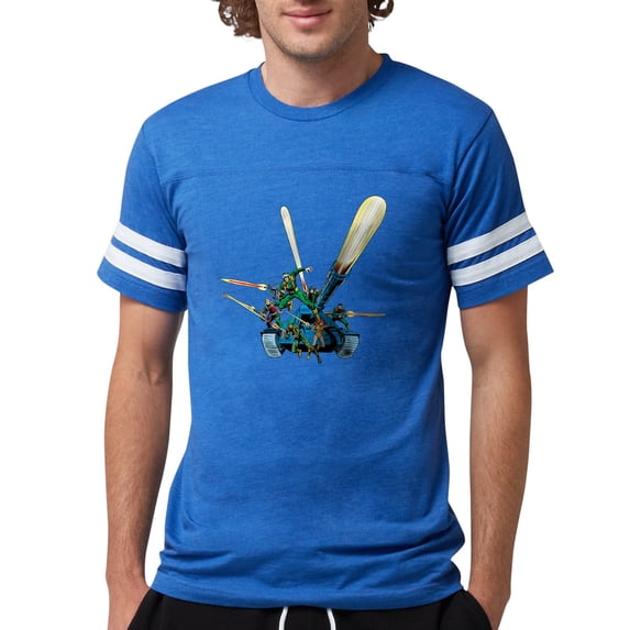 CafePress - G.I. Joe Group On Tank Men's Football T Shirt - Mens Football Shirt