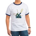 thumbnail image 1 of CafePress - G.I. Joe Group On Tank Men's Ringer T Shirt - 100% Cotton Ringed T-Shirt, 1 of 4