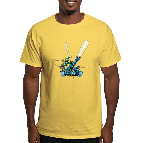 CafePress - G.I. Joe Group On Tank Men's Value T Shirt - Men's Classic Graphic T-Shirt
