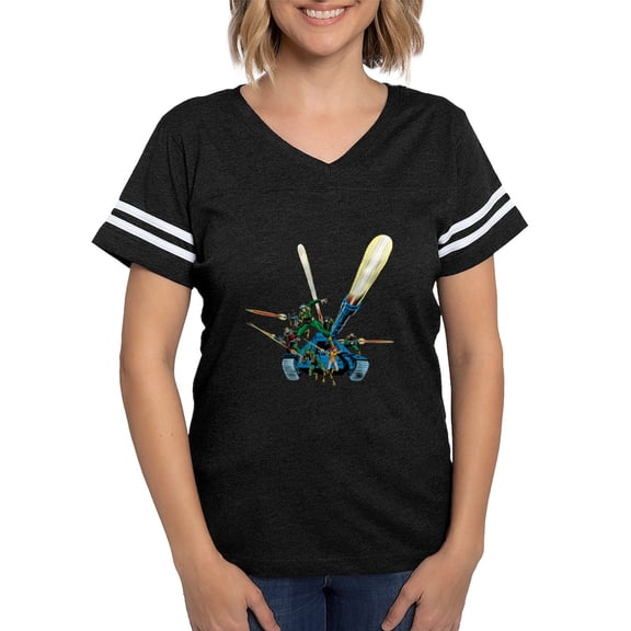 CafePress - G.I. Joe Group On Tank Women's Football T Shirt - Womens Football Shirt