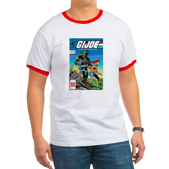 CafePress - G.I. Joe Issue 63 Men's Ringer T Shirt - 100% Cotton Ringed T-Shirt