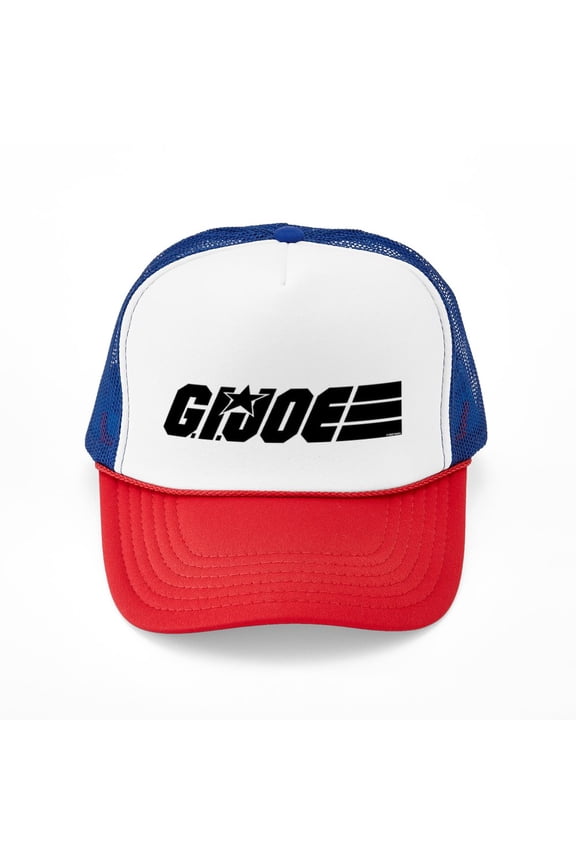 - G.I. Joe Logo Black - Adjustable Unisex Printed Trucker Hat with Mesh Back