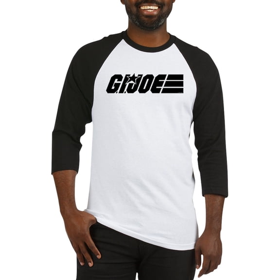 CafePress - G.I. Joe Logo Black - Cotton Baseball Jersey, 3/4 Raglan Sleeve Shirt