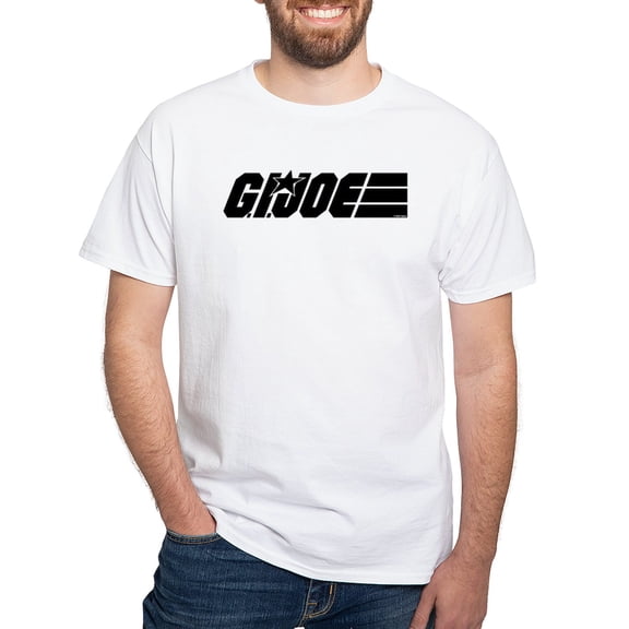 CafePress - G.I. Joe Logo Black Men's Value T Shirt - Men's White Classic Cotton T-Shirts