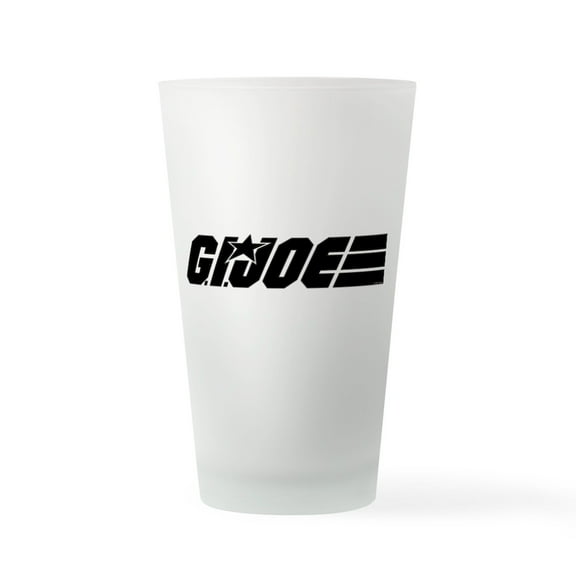 CafePress - G.I. Joe Logo Black - Pint Glass, Drinking Glass, 16 oz. CafePress