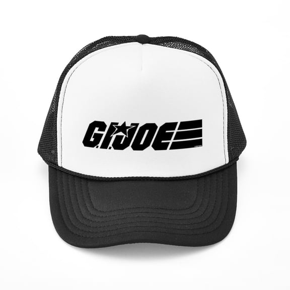 CafePress - G.I. Joe Logo Black - Adjustable Unisex Printed Trucker Hat with Mesh Back