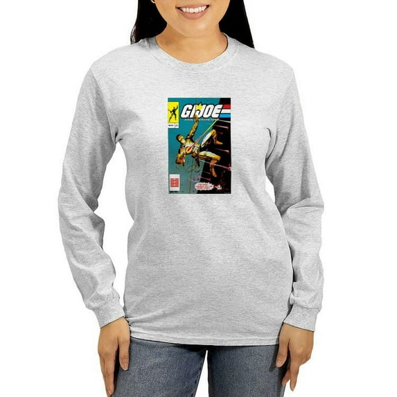 CafePress - G.I. Joe Silent Interl Women's Long Sleeve T Shirt - Women's Long Sleeve Graphic Casual T-Shirt
