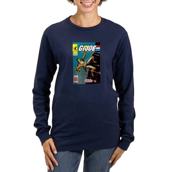 CafePress - G.I. Joe Silent Interl Women's Long Sleeve T Shirt - Women's Long Sleeve Graphic Tee Casual Fit