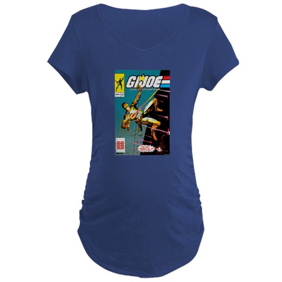 CafePress - G.I. Joe Silent Interlud Women's Maternity T Shirt - Maternity Dark T-Shirt