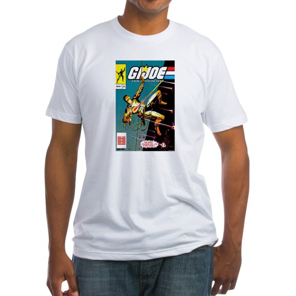 CafePress - G.I. Joe Silent Interlude Men's Classic T Shirt - Fitted T-Shirt, Vintage Fit Soft Cotton Tee
