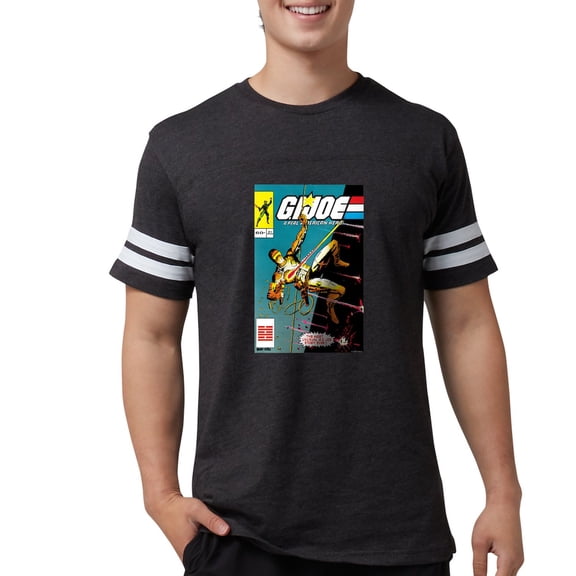 CafePress - G.I. Joe Silent Interlude Men's Football T Shirt - Mens Football Shirt