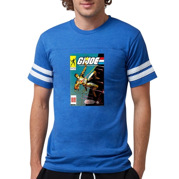CafePress - G.I. Joe Silent Interlude Men's Football T Shirt - Mens Football Shirt