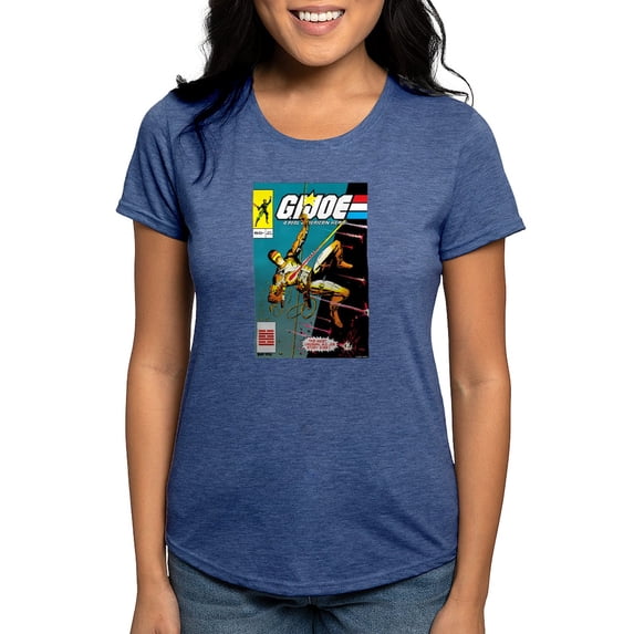 CafePress - G.I. Joe Silent Interlude Women's Deluxe T Shirt - Womens Tri-blend T-Shirt