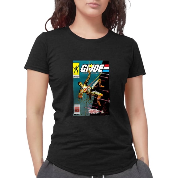 CafePress - G.I. Joe Silent Interlude Women's Deluxe T Shirt - Womens Tri-blend T-Shirt