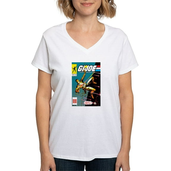 CafePress - G.I. Joe Silent Interlude Women's V Neck T Shirt - Womens Cotton V-Neck T-shirt
