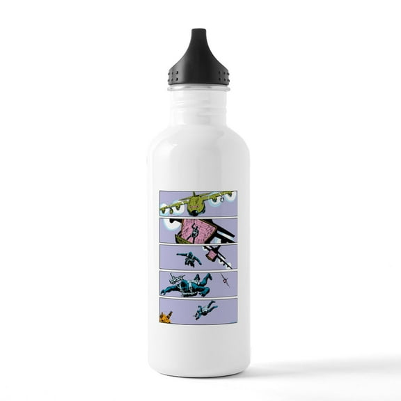 CafePress - G.I. Joe Snake E - Stainless Steel Water Bottle, Sports Bottle, 1.0L
