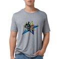 thumbnail image 1 of CafePress - G.I. Joe Snake Eyes And Scarl Men's Deluxe T Shirt - Mens Tri-blend T-Shirt, 1 of 1