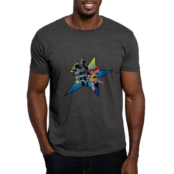 CafePress - G.I. Joe Snake Eyes And Scarle Men's Value T Shirt - Men's Classic Graphic Cotton T-Shirt