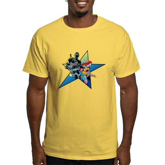 CafePress - G.I. Joe Snake Eyes And Scarle Men's Value T Shirt - Men's Classic Graphic T-Shirt