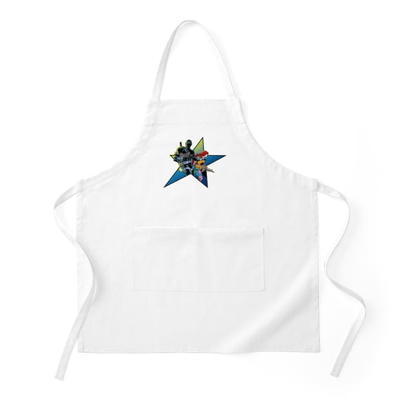 CafePress - G.I. Joe Snake Eyes And Scarlett - Kitchen Apron with Pockets, Grilling Apron, Baking Apron