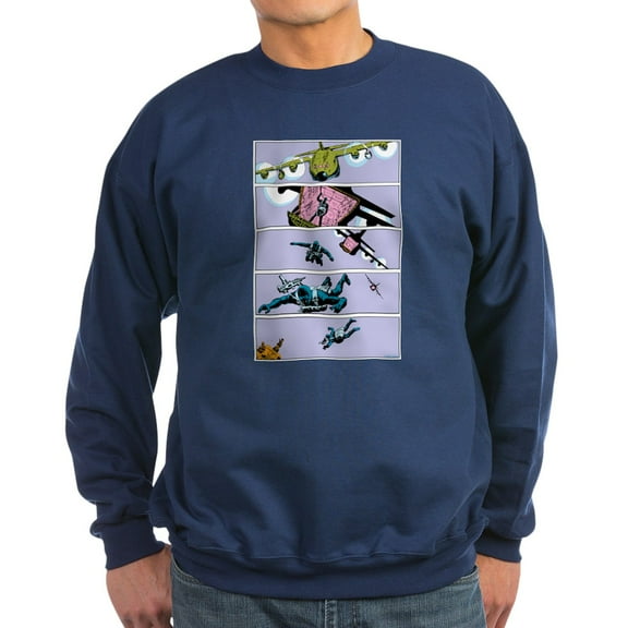 CafePress - G.I. Joe Snake Eyes Para - Classic Crew Neck Sweatshirt