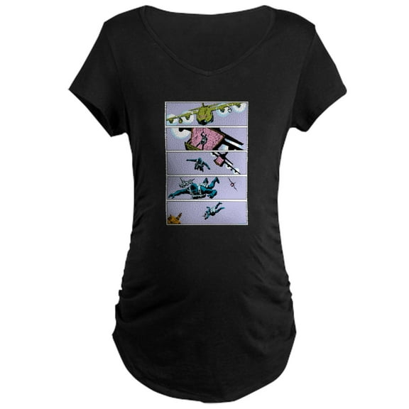 CafePress - G.I. Joe Snake Eyes Para Women's Maternity T Shirt - Maternity Dark T-Shirt