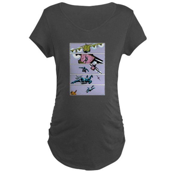 CafePress - G.I. Joe Snake Eyes Para Women's Maternity T Shirt - Maternity Dark T-Shirt
