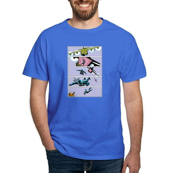 CafePress - G.I. Joe Snake Eyes Parachutin Men's Value T Shirt - Men's Classic Graphic Cotton T-Shirt