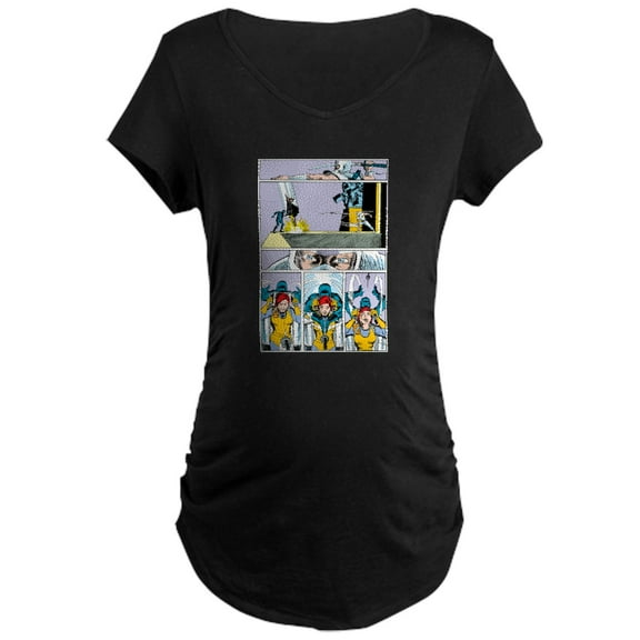 CafePress - G.I. Joe Snake Eyes Savi Women's Maternity T Shirt - Maternity Dark T-Shirt